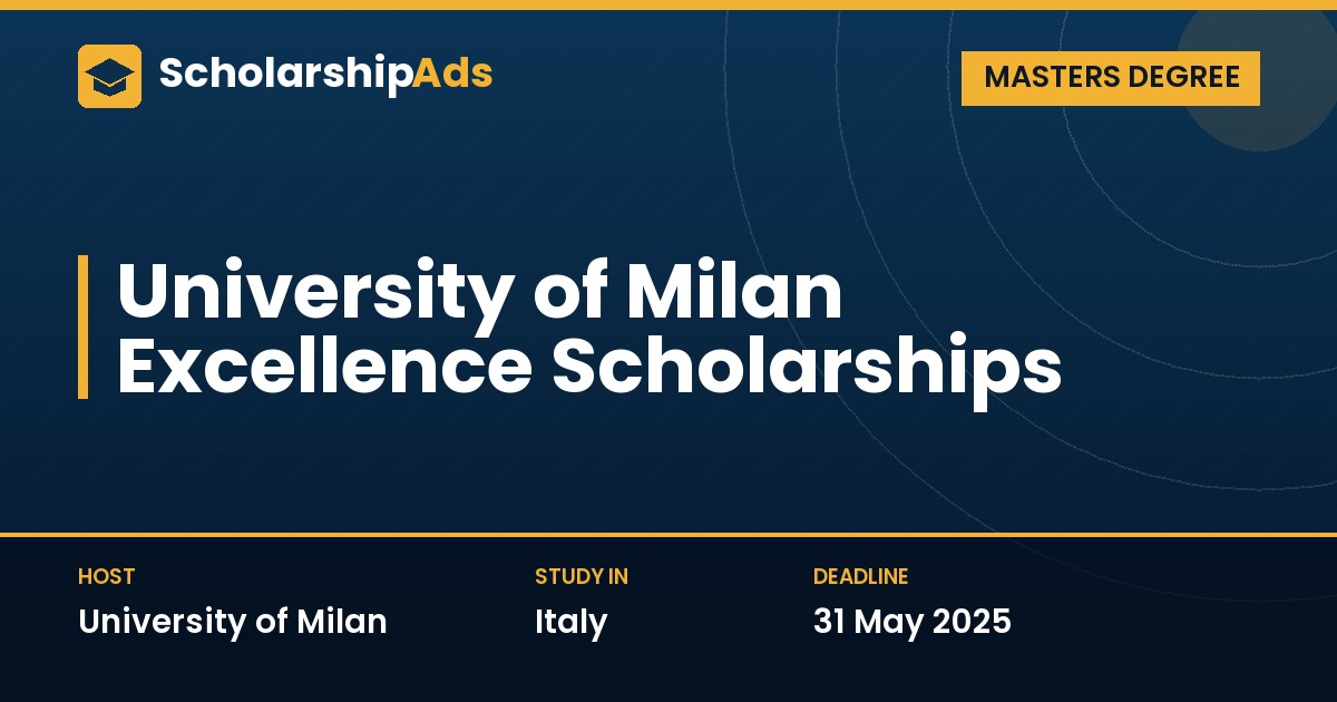University of Milan Excellence Scholarships
