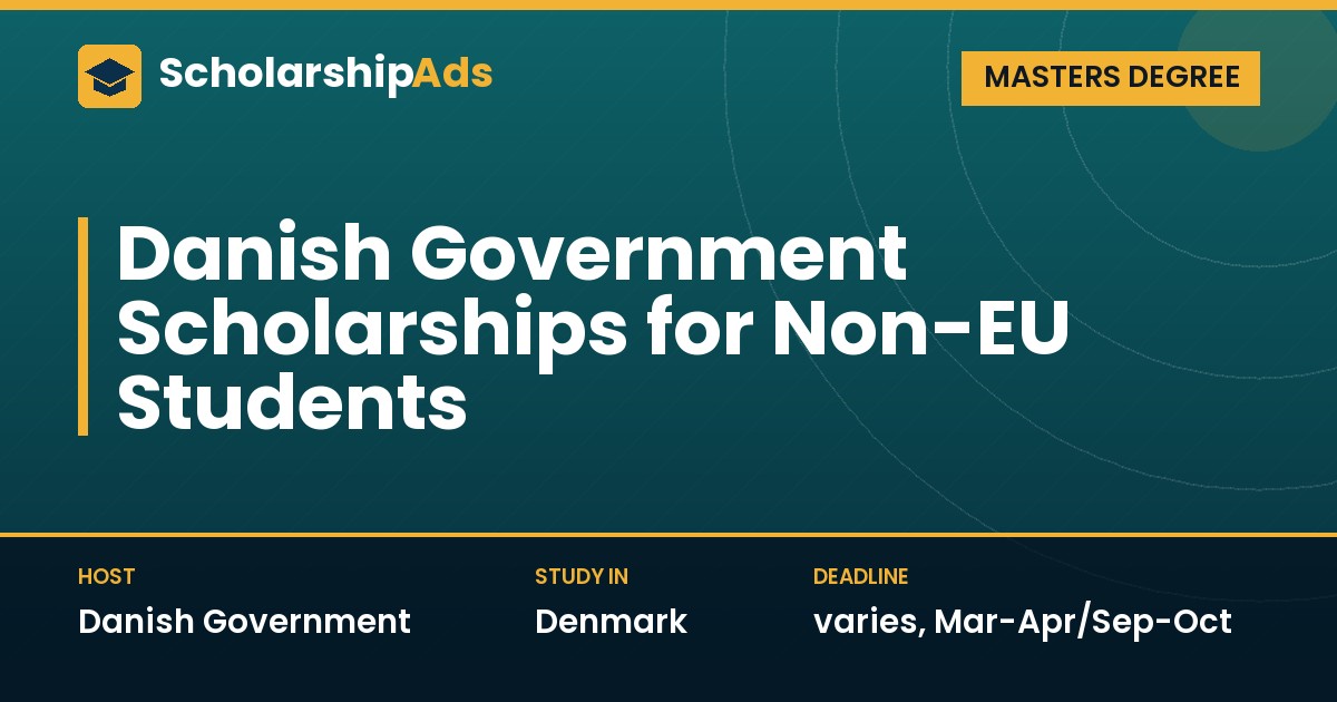 Danish Government Scholarships for Non-EU Students