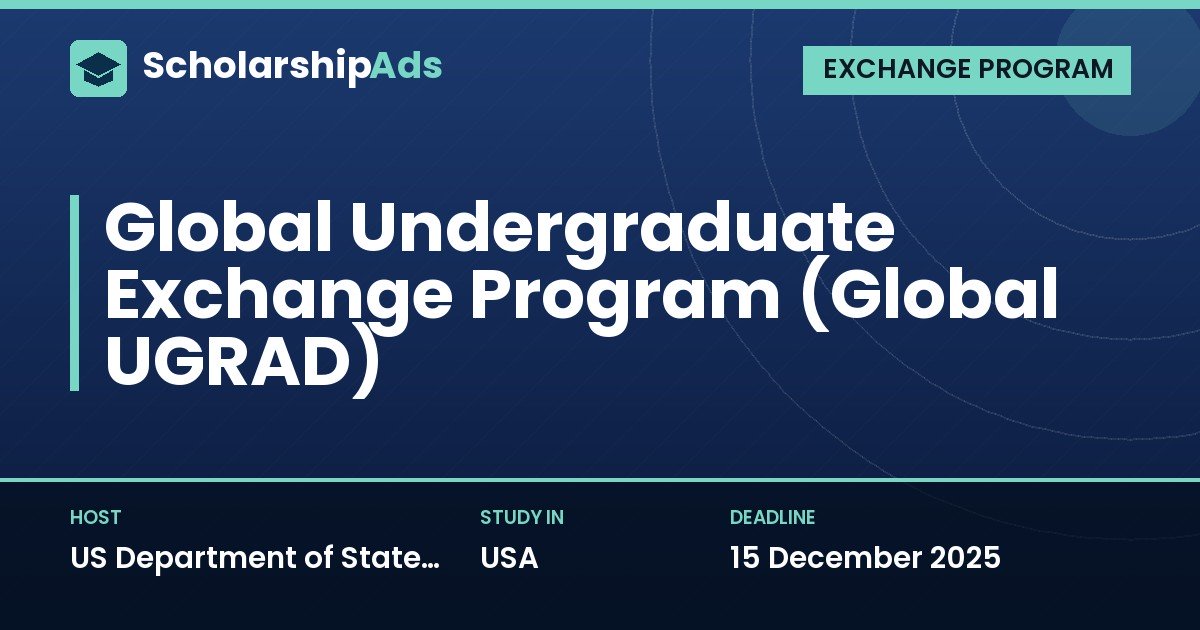 Global Undergraduate Exchange Program (Global UGRAD): US Exchange Semester