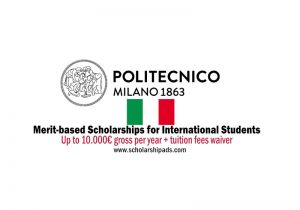 Merit-based Scholarships Polytechnic University Of Milan Italy 2022/2023