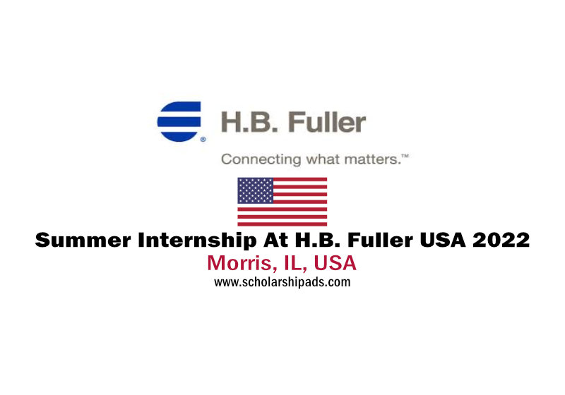 Summer Internship At H.B. Fuller USA 2022