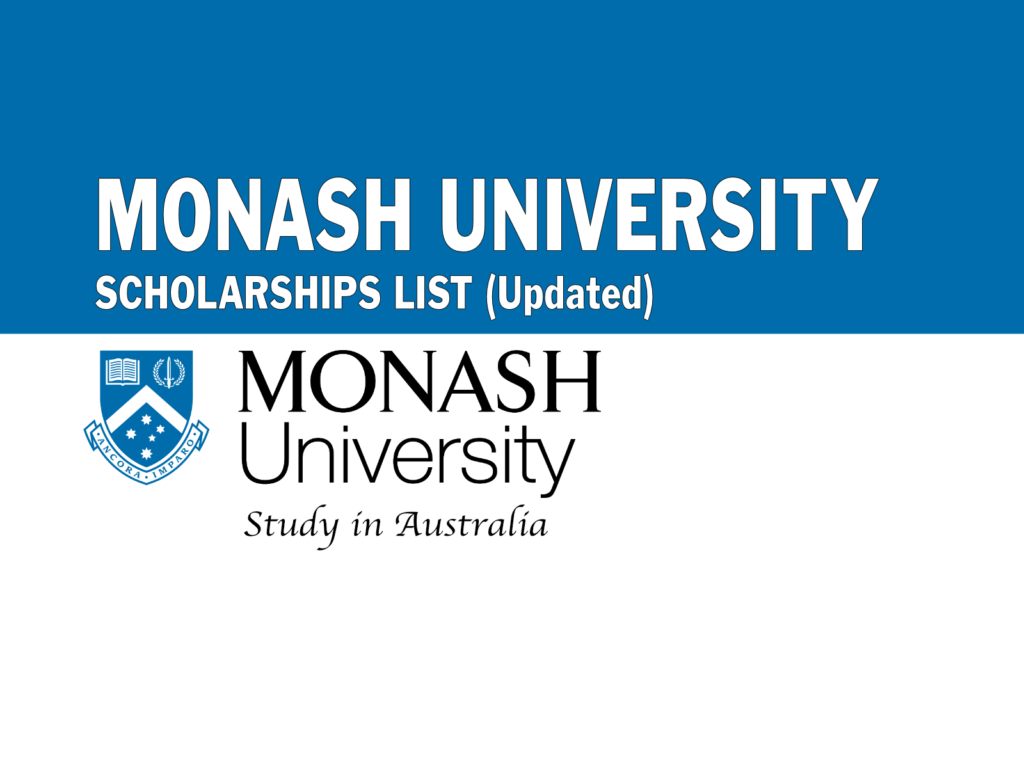 Monash University Scholarship 2024 (Fully Funded)